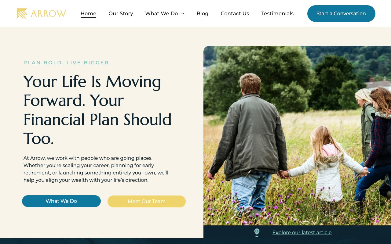 Financial Services Demo Site